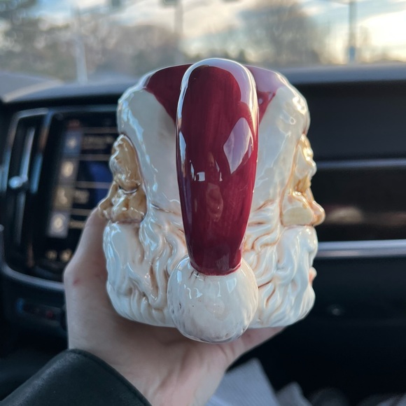 Vintage Hand painted ceramic 1996 Santa mug & Pitcher double faced Santa - Picture 9 of 12